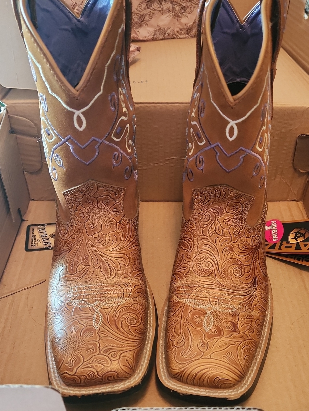 Ariat Fatbaby Womens Boots Size 8.5 - Picture 4 of 10